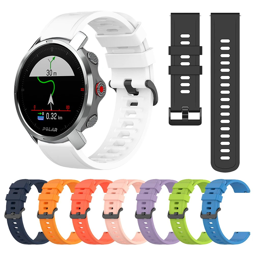 

Replaceable Accessories For Polar Grit X Silicone Strap Wrist Band For POLAR Vantage M / IGNITE / Unite Watchband Bracelet Belt