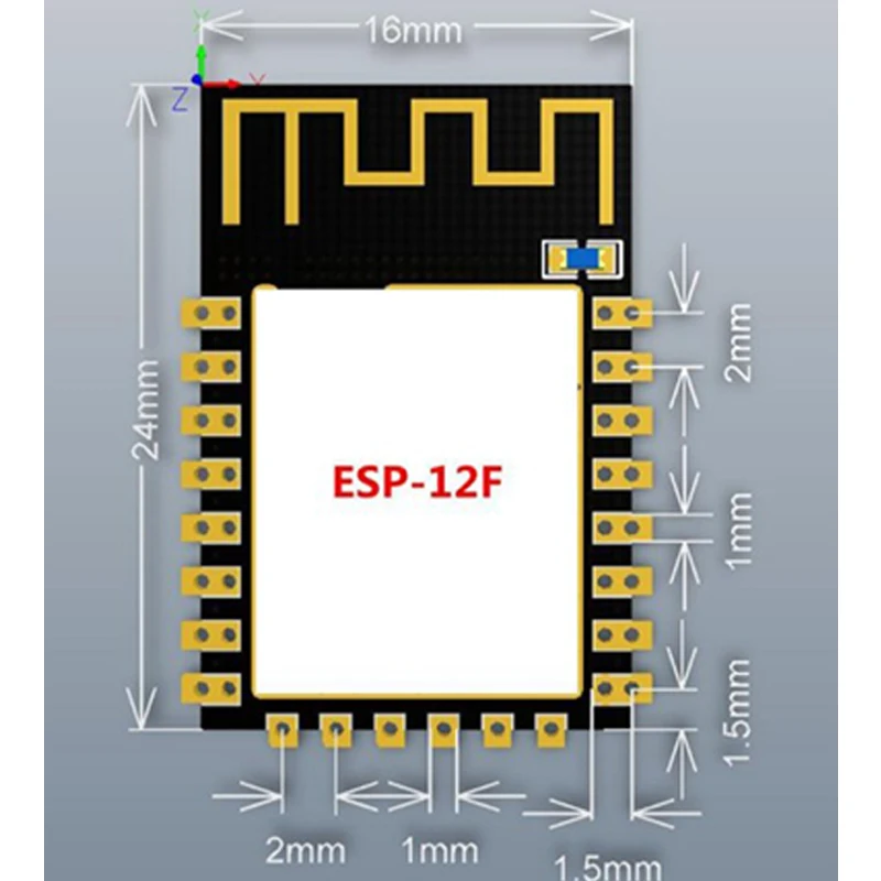 10 шт./лот ESP8266 ESP-12F серийный Wi-Fi модель обновления удаленного беспроводного модуля