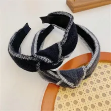 Moda plush bandana lavagem facial simples restrição faixa de cabelo versão coreana do novo outono e inverno headwear (2)