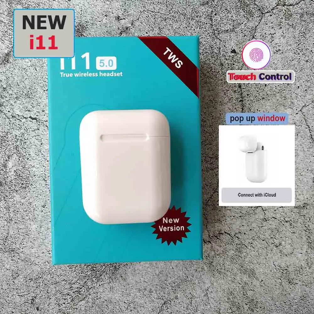 I11 i18 TWS всплывающие Беспроводные Bluetooth 5,0 супер стерео наушники PK i10 i11 i13 гарнитура TWS для iphone xiaomi huawei ear