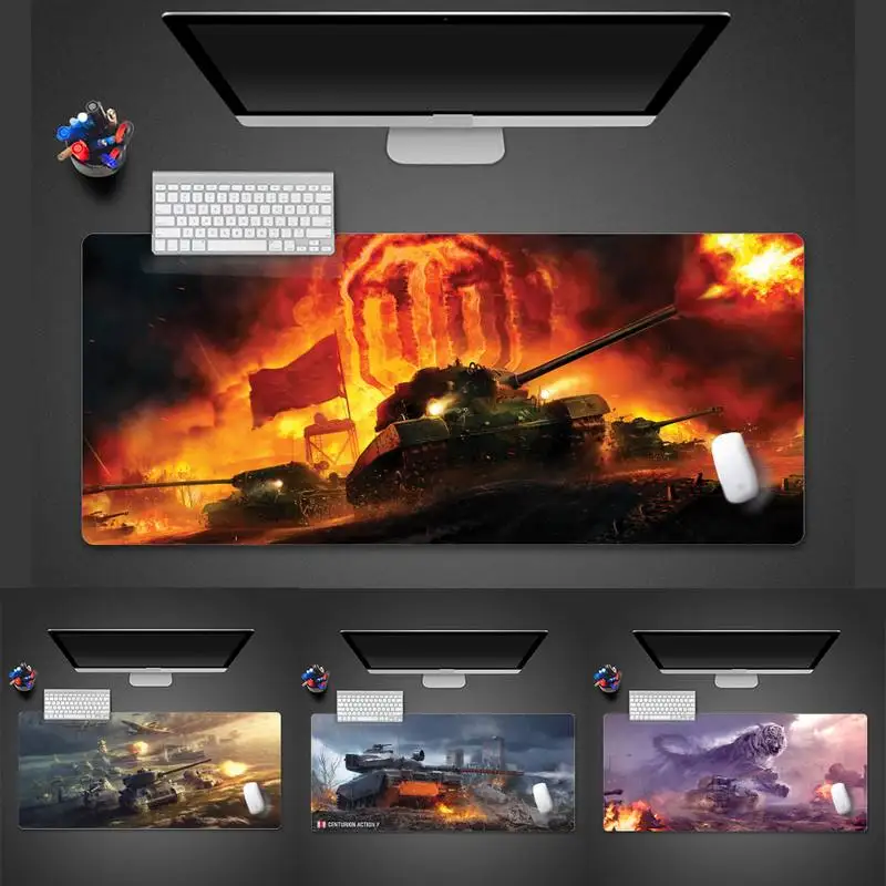 

Прочный резиновый коврик для мыши World of Tanks X XL XXL, Нескользящая подушка толщиной 2 мм, похожий на LE