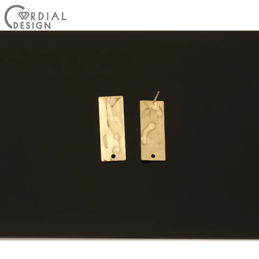 

Cordial Design 100Pcs 9*24MM Jewelry Accessories/Rectangle Shape/DIY Making/Earrings Stud/Hand Made/Jewelry Findings Components