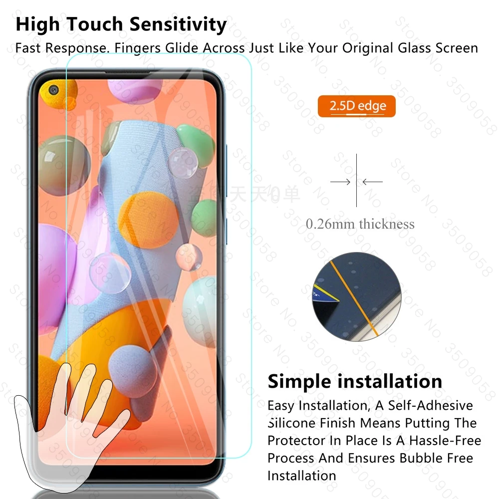 1/2/3 шт. Защитное стекло для экрана samsung galaxy a01 a 01 01a 2020 sm-a015f/ds 6 4 ''smartfone tremp
