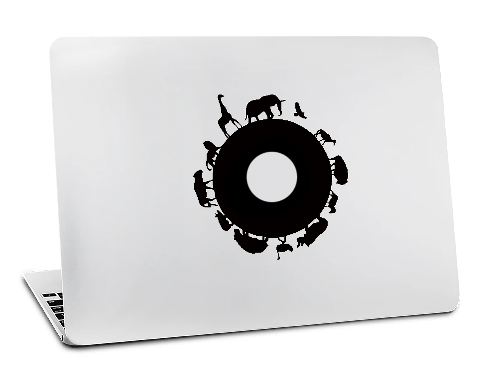 Сильный волк стоит крепление для дизайна наклейка кожи для apple Mac Air 11 12 13 Pro 13 15 17 retina ПВХ наклейка на ноутбук, стену