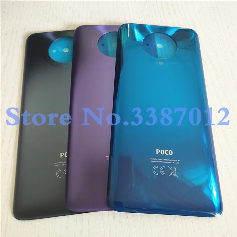 Оригинал для Xiaomi Poco F2 Pro задняя крышка батарейного отсека стеклянная задний