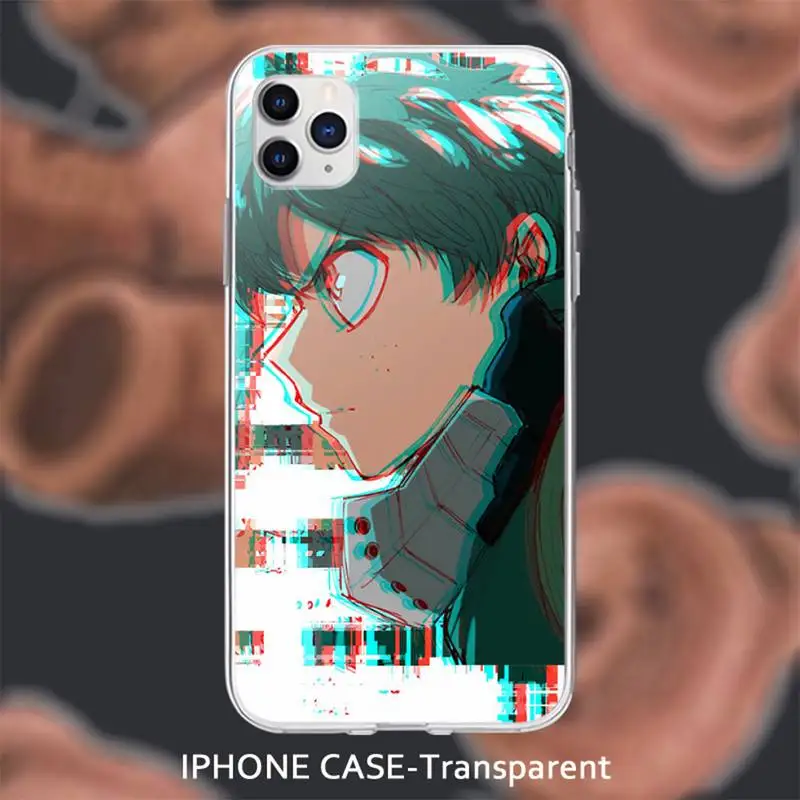 

Hero Academia Transparent case cover for iphone se 2020 6 6s 7 8 plus x xs max xr 11 12 pro max coque