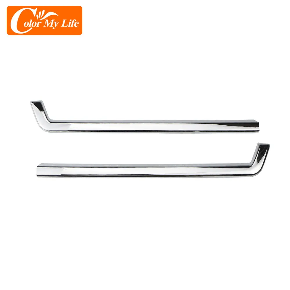 2 шт./компл. ABS Хромовая Автомобильная передняя решетка декоративная крышка с