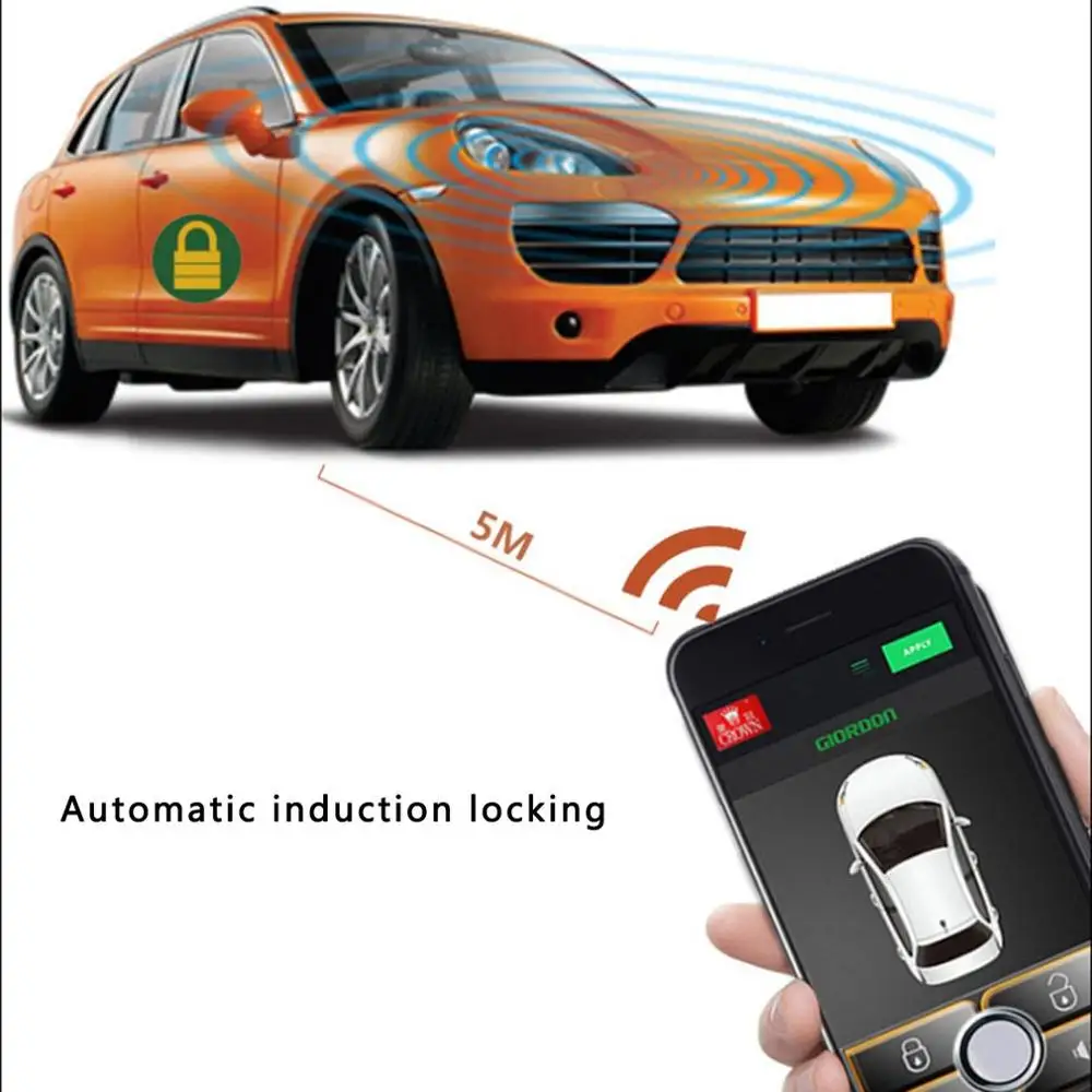 Новый PKE Smart Key Автомобильная сигнализация с дистанционным центральным замком