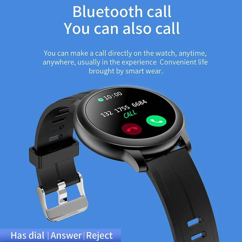 

Smart Watch Women Measure Heart Rate Blood Pressure Bracelet Full Touch Round Screen Bluetooth Call Phone Sport Smartwatch Men
