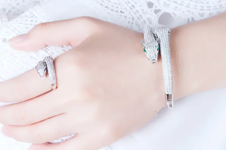 Браслет Yagin женский с леопардовым принтом регулируемые ювелирные украшения