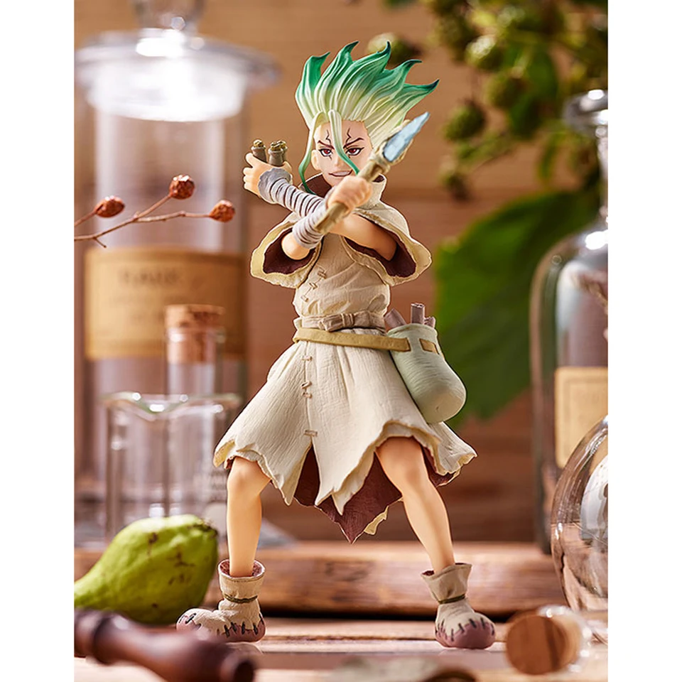 

Original Banpresto Dr. Stone Senku Ishigami FIGURE of STONE WORLD Kingdom of Science Senkuu Action Figure Toys In Stock