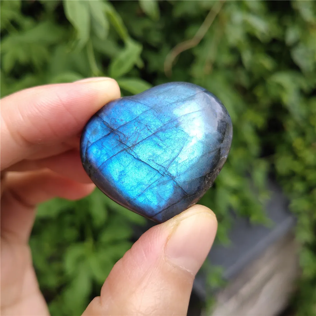 Каменные Кристаллы с лабрадоритом камень в форме сердца остров натуральный