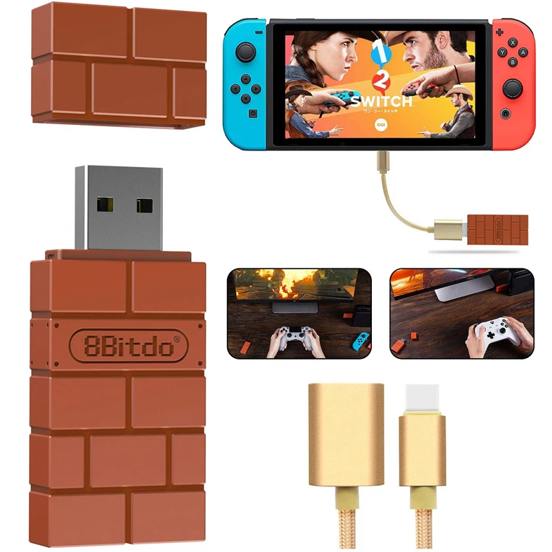 Переходник для беспроводного контроллера 8bitdo совместимый с Nintendo Switch Mac OS Raspberry Pi и