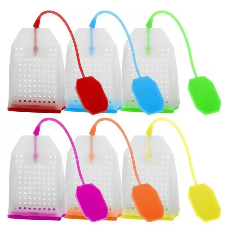 

4pcs Silicone Tea Strainer Tea Infuser Tea Bag Reusable Accessory Kitchen Supplies K888