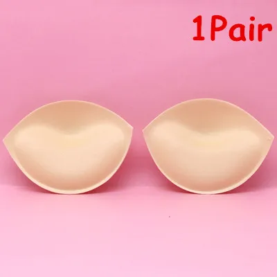 1Pair 1/3/5 пара спонжей для вставки в бюстгальтер Пуш Ап для груди, пуш-ап, заполнить бюстгальтер груди патч накладки на грудь съемный меховой подкладки для бюстгальтера - Цвет: 1Pair