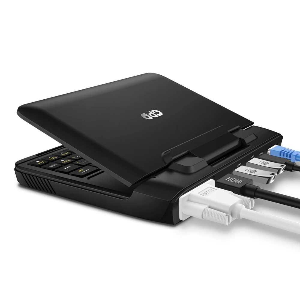 Недорогой карманный ноутбук нетбук компьютер GPD MicroPC 6 дюймов RJ45 RS232