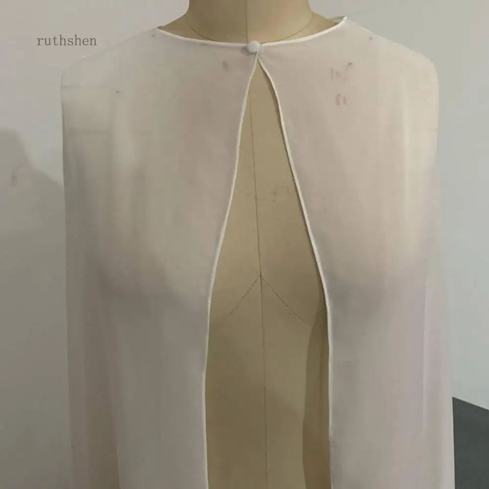 Шифоновая газовая шаль обернутая Болеро длиной до пола свадебная куртка для