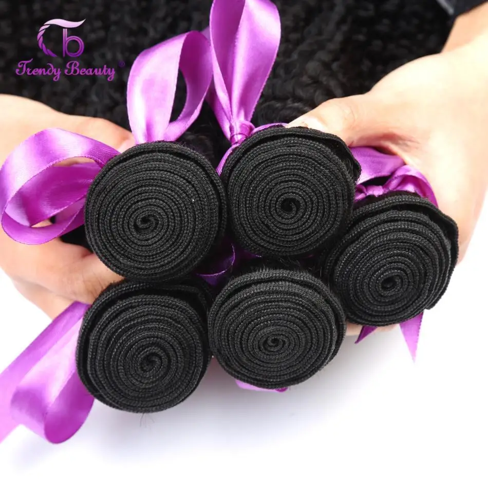 Модные красивые бразильские кудрявые волосы 1/3/4 пучков натуральный черный цвет