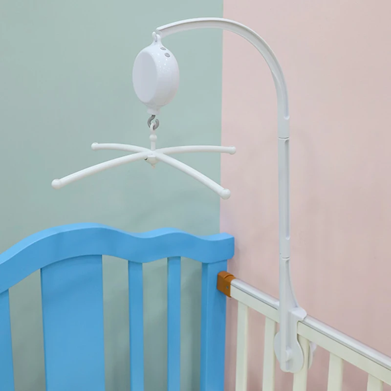 

Baby Rattles Baby Toys 0-12 Months White Rotary Baby Mobile On the Bed Music Box Newborns Mobile Bed Bell Toys Holder Room Decor