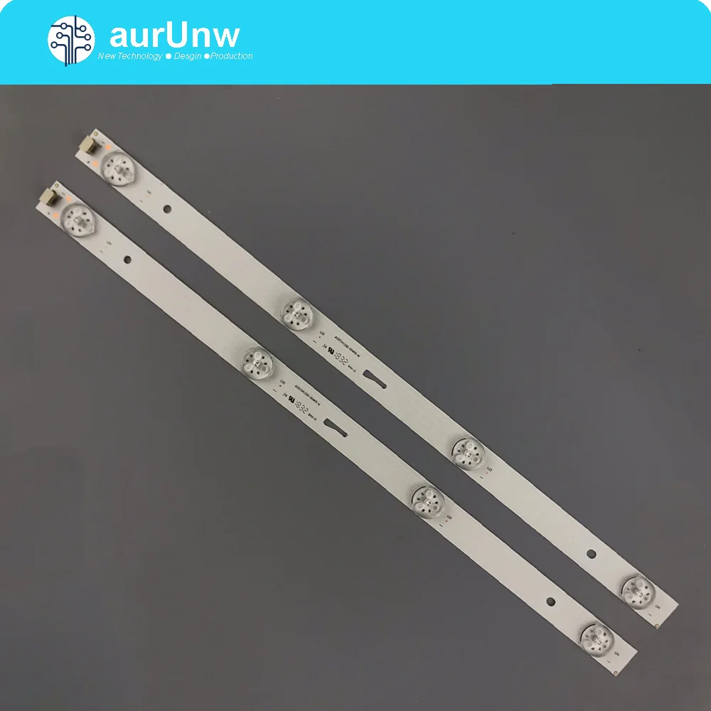 

2 шт., Светодиодная лента для подсветки, 4 светодиода