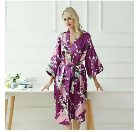 Пикантные женские костюмы японское кимоно юката платье с поясом атласный