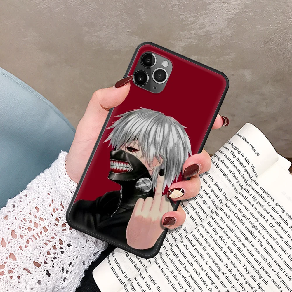 

Tokyo Ghoul Trendy Anime Kaneki Ken Phone Case For IPhone 5 5S SE 5C 6 6S 7 8 Plus X XS XR 11 12 Mini Pro Max 2020 black Cell 3D
