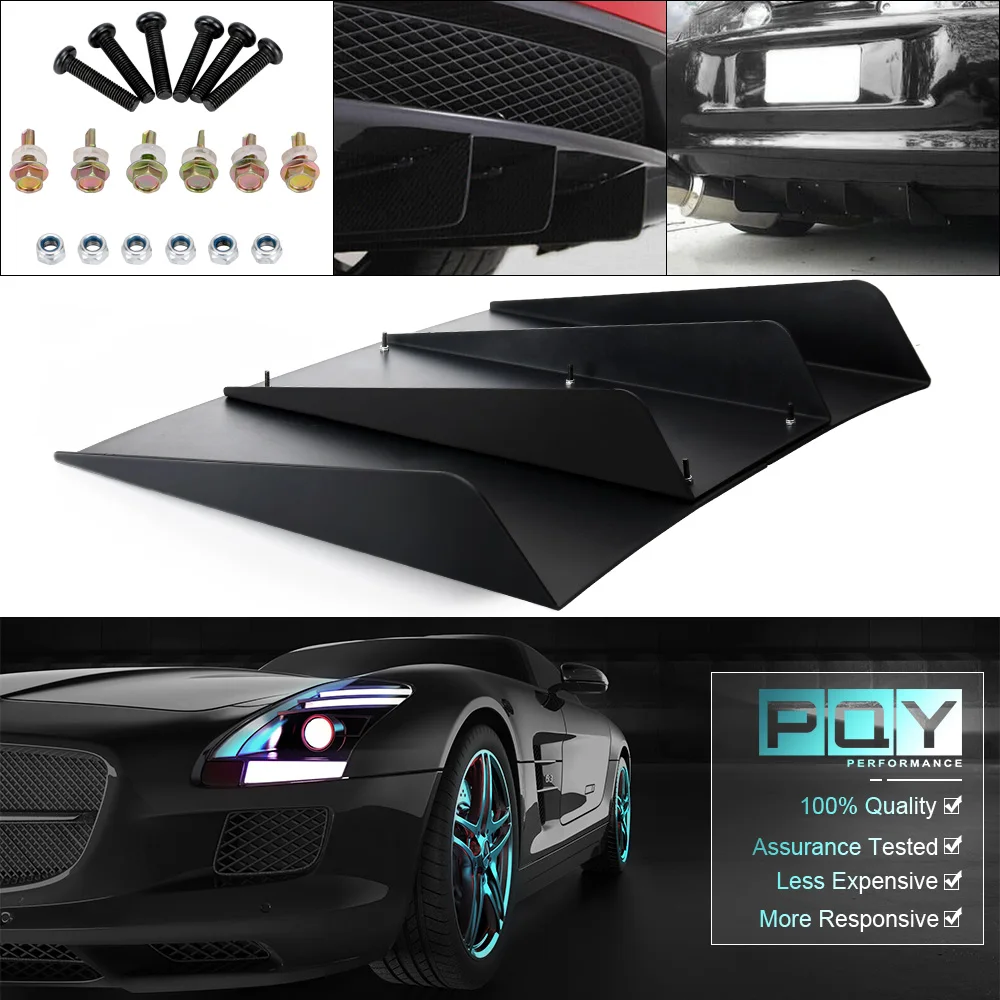 Задний бампер 4 плавники акулы диффузор автомобиля спойлер украшения плавник 22