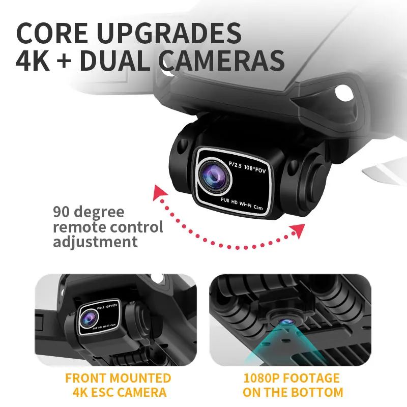 L900 Pro SE GPS Дрон 4K Профессиональный с камерой 5G WIFI мини FPV Бесщеточный двигатель RC