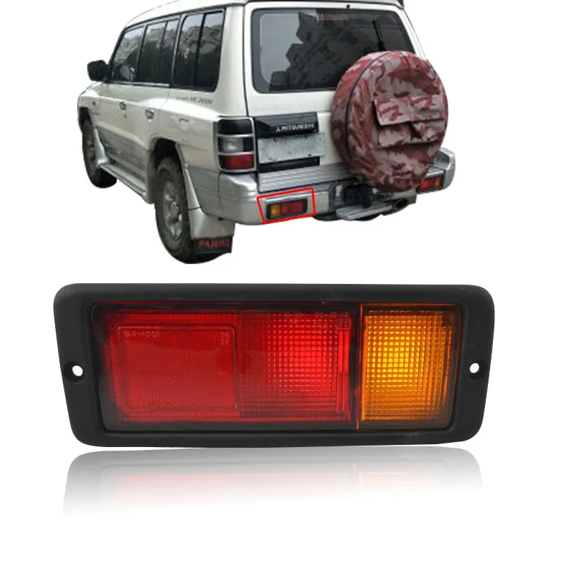 CAPQX задний бампер стоп светильник отражатель Туман лампа для Mitsubishi Pajero Montero V31 V32 V33