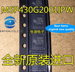20 PCS 100% new and orginal real photo MSP430G2001 MSP430G2001IPW14R silk-screen G2001 micro controller