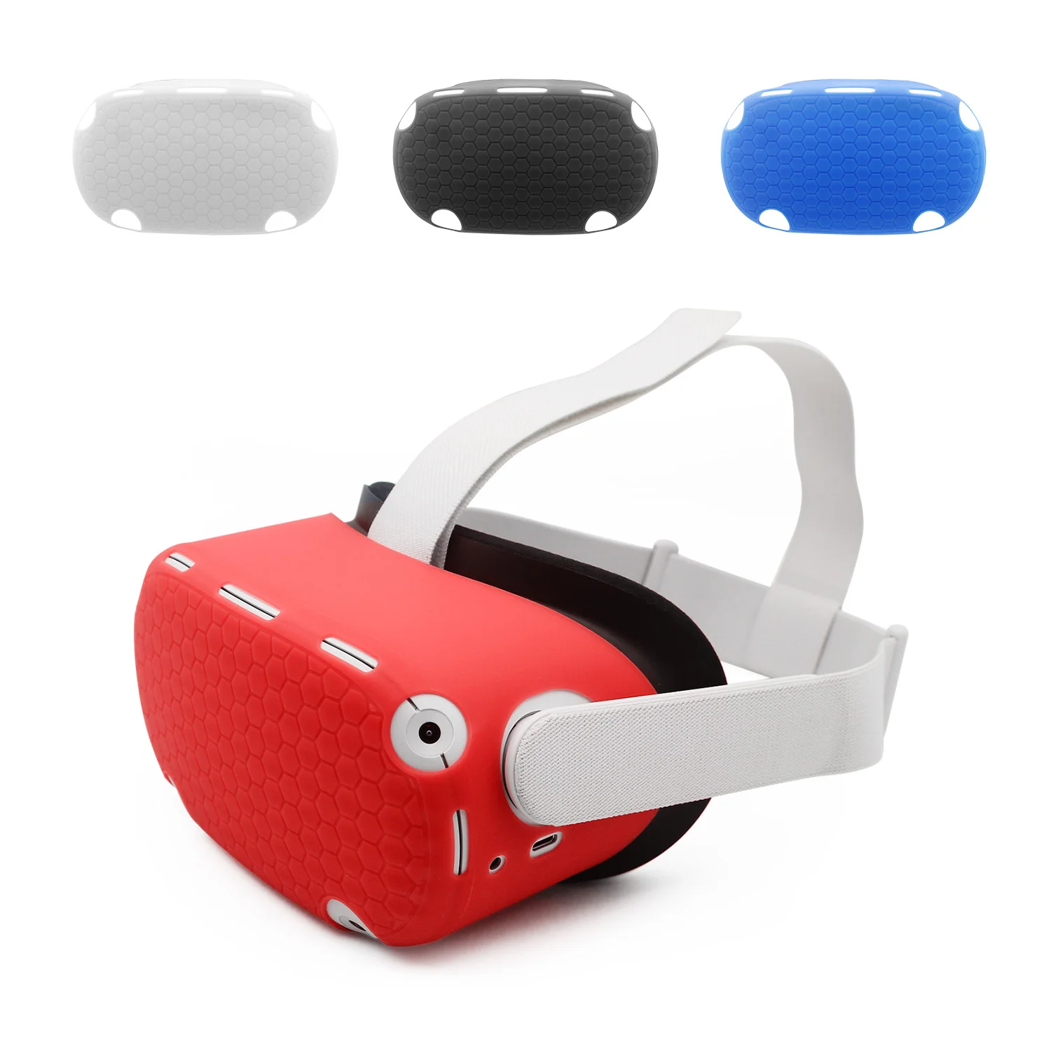 

Suitable for Oculus Quest 2 Scratch-resistant Protective Mask Shell VR Accessories Dust-proof Silicone Case