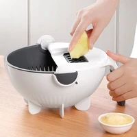 multifunctional vegetable cutter household potato shredder slicing and wiping radish slicer kitchen artifact drain basket