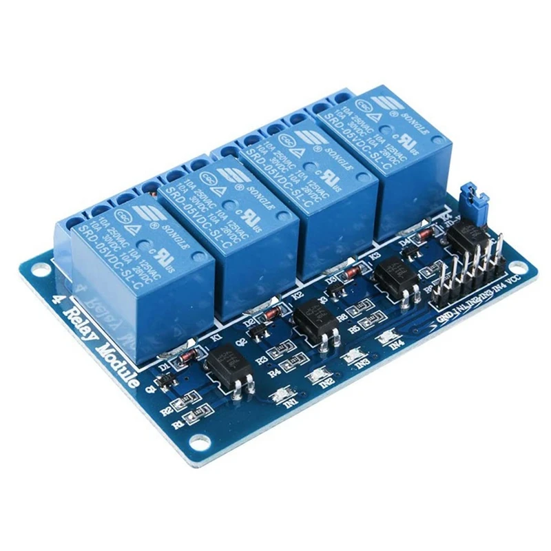 SHGO горячей триггерный релейный модуль 4 канала DC 5V с анод для Arduino UNO R3 Мега 2560