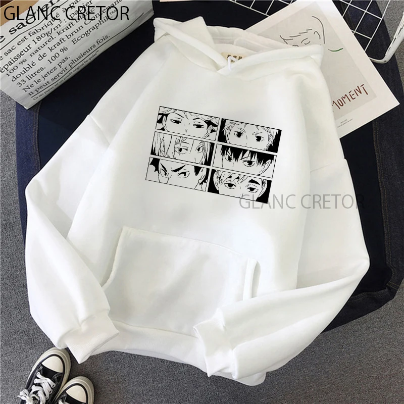 

Anime Haikyuu Hoody Women Streetwear Tops Kawaii Haikyuu Hoodies Women Cartoon Harajuku Sweatshirt Hoodie
