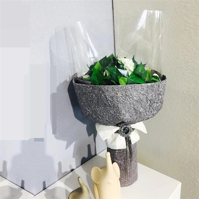 10pcs/pack Korean style Flowe Paper Wrap Paper Bouquet Florist Supplies Valentine Gift Wrapping Packing Jacquard Material