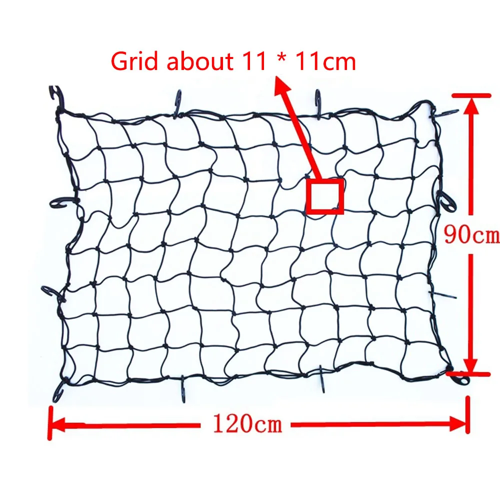 Universal Car SUV Truck Trailer Cargo Roof Rack Basket Organizer Net Bag Multipurpose Elastic Mesh Luggage Rope | Автомобили и