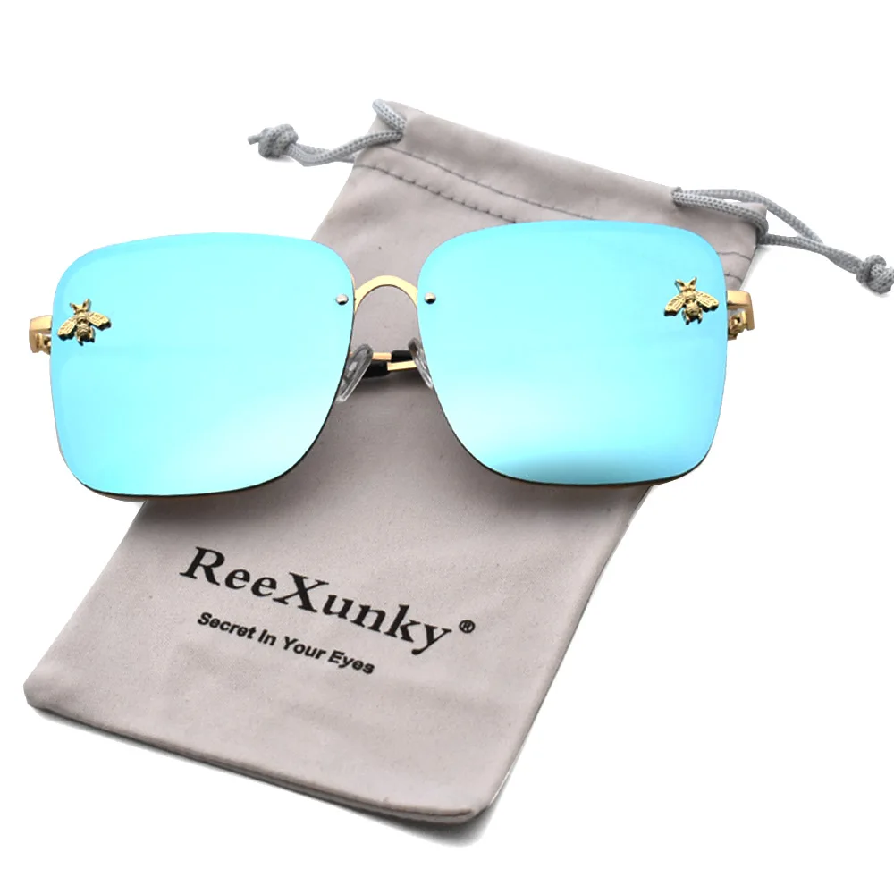 Женские и мужские Квадратные Солнцезащитные очки большие солнцезащитные в стиле