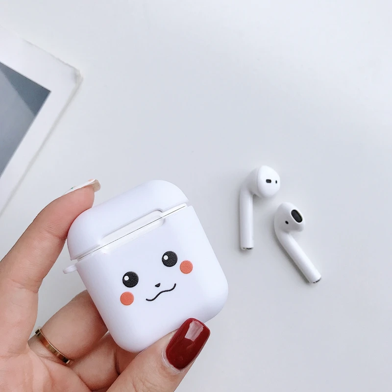 Мягкий матовый ТПУ чехол для наушников AirPods 1/2 с изображением собаки яйца и курицы - Цвет: 7