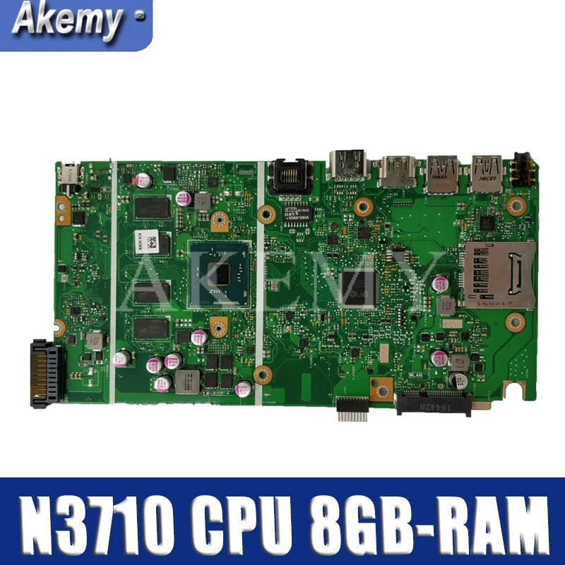 

NEW X541SA mainboard REV 2.0 For Asus X541 X541S X541SA laptop motherboard Test ok N3710 CPU + 8GB-RAM