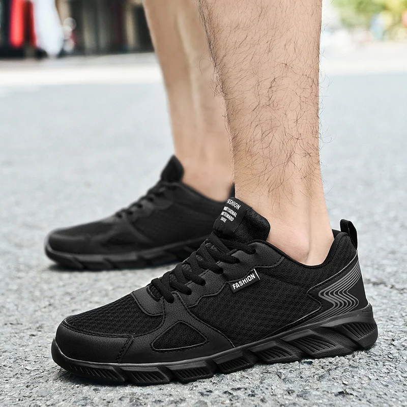 Кроссовки мужские легкие классическая спортивная обувь дышащие демпфирующие