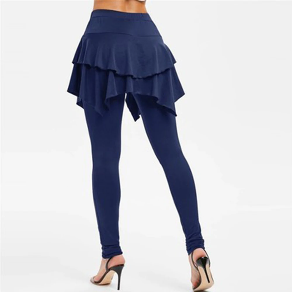 

Solid Color Women's Leggings Color Fitness Joggers Solid Skirts Pants Casual Skinny Footless Legging Female Pencil Pants