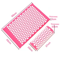massager6642cmabs spike acupressure mat massage cushion mat acupuncture spike yoga relieve pain improve sleep free shipping