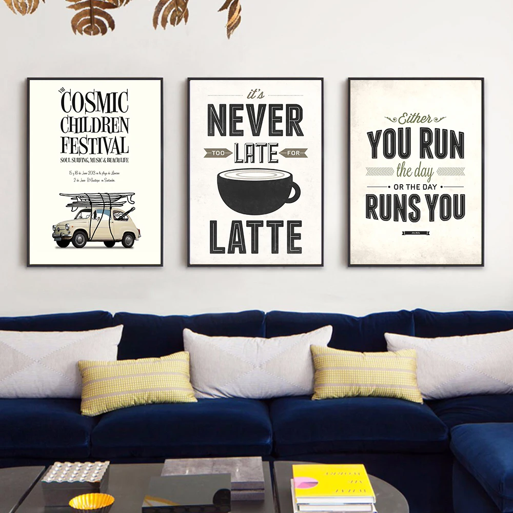 Вдохновляющие цитаты настенные художественные плакаты винтажные картины для