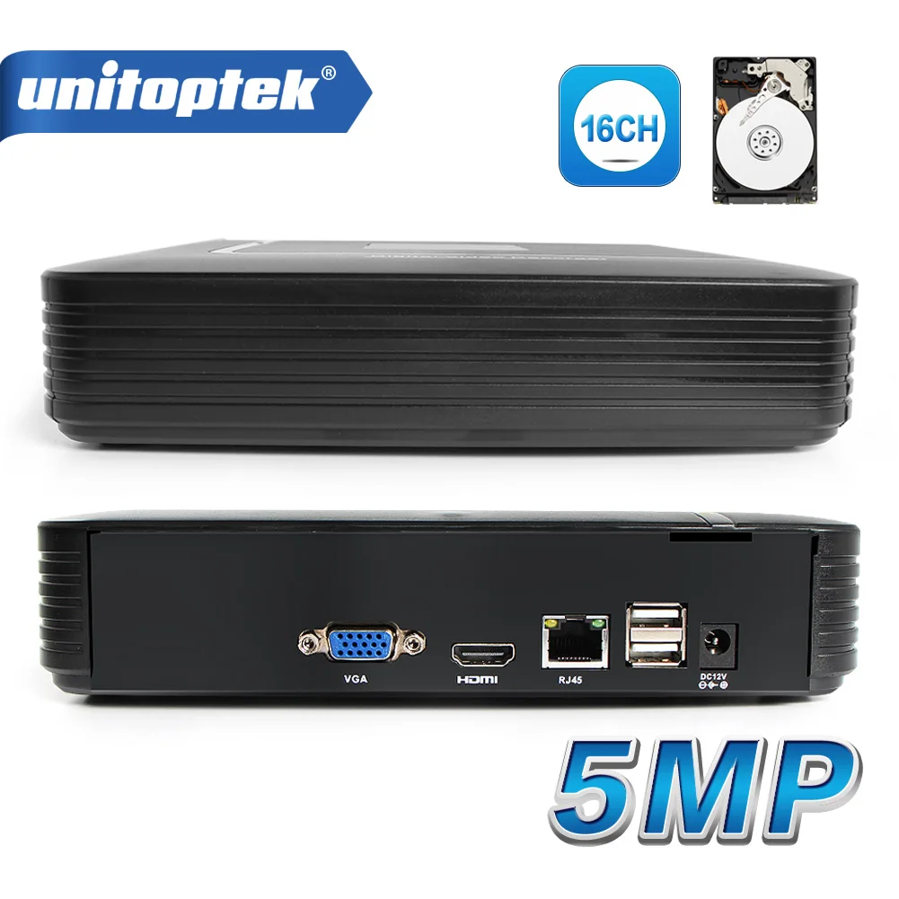 16CH 5MP H.265 CCTV NVR, сетевой видеорегистратор видеонаблюдения, Onvif 4MP 5MP, ip-камера, выход, обнаружение движения, XMEye