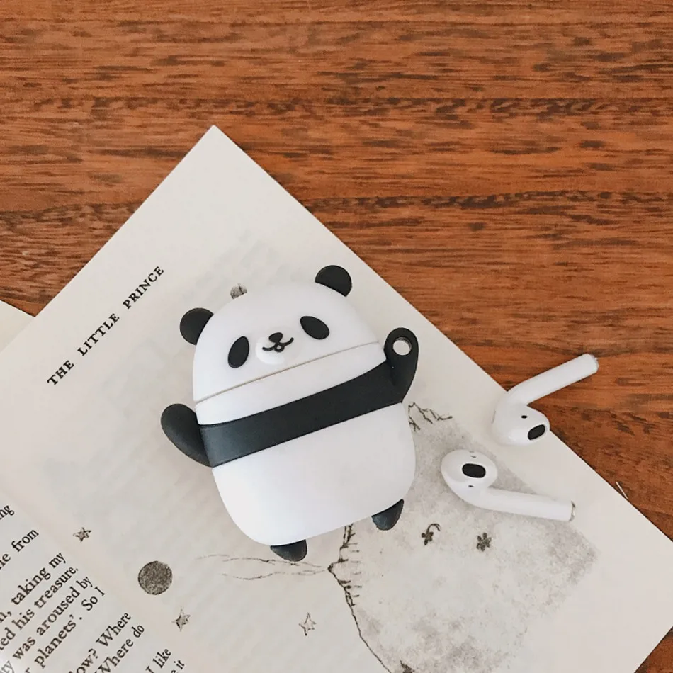 Чехол для наушников для Airpods, силиконовый чехол, Мультяшные милые чехлы для наушников для Air Pods, чехол s для Apple, Earpods, наушники, аксессуары 2