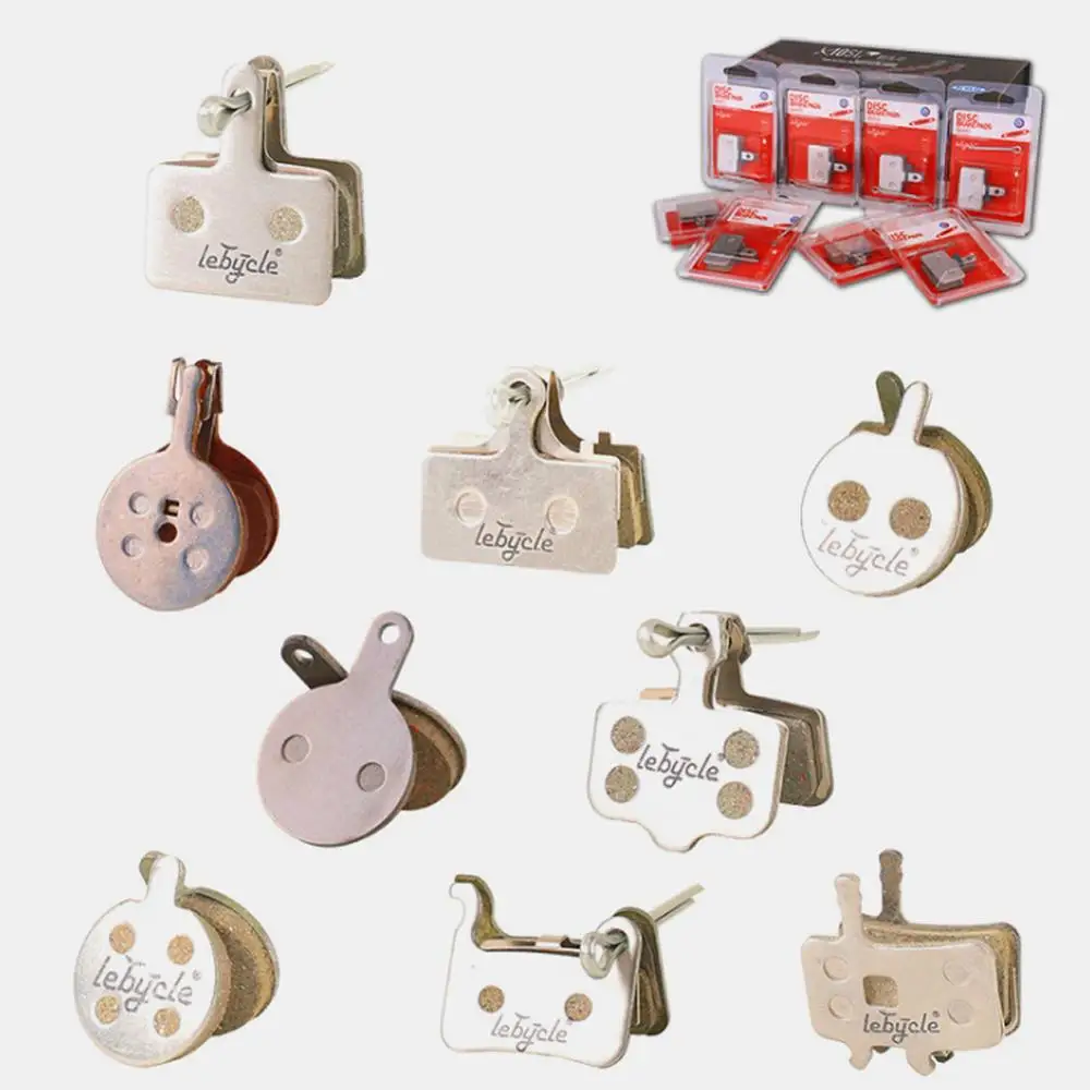 

2 пары (4 шт.) дисковые гидравлические дисковые керамические тормозные колодки для горного велосипеда, универсальные аксессуары для дисковы...