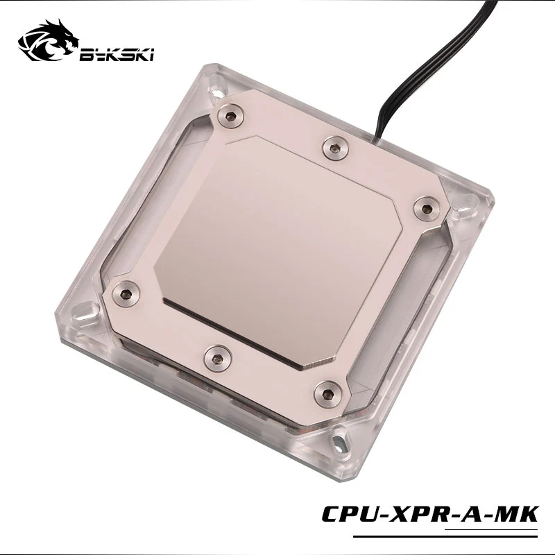 

BYKSKI CPU cooler fit LGA 1366,115x,2011,2066 ,processor water block support sync motherbaord 5v 3pin header CPU-XPR-A-MK-V2 /WB