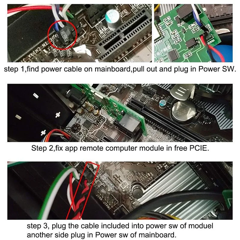 Для EWeLink Mini PCI-E Настольный ПК Пульт дистанционного управления Переключатель