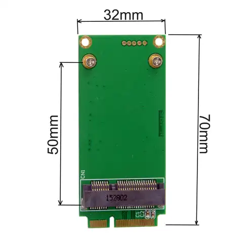 Адаптер mSATA 3x5 см на 3x7 см Mini PCI-e SATA SSD для Asus Eee PC 1000 S101 900 901 900A T91