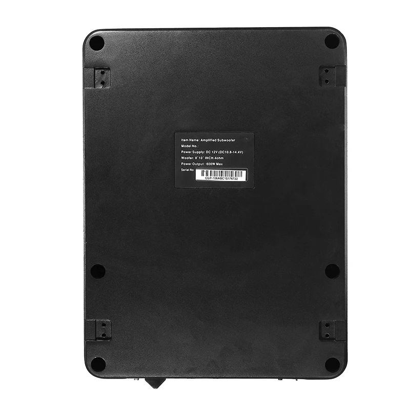 

10 Inch 600W Car Subwoofer Car Audio Slim Under Seat Active Subwoofer Bass Amplifier Speaker Car Amplifier Subwoofers Woofer